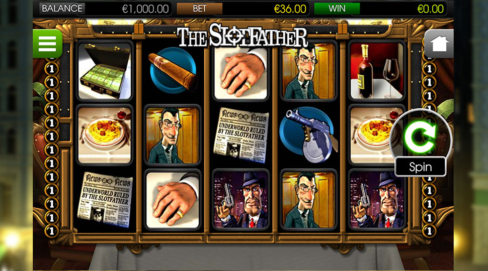 betsofts the slotfather slot review - slotfather screenshot - real action slots