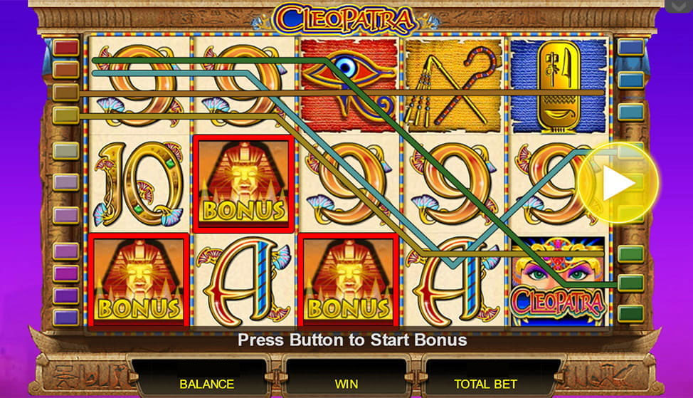 cleopatra slot review - cleopatra screenshot - real action slots